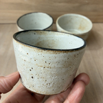 ペア　粉引き　蕎麦猪口　そばちょこ　フリーカップ