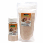 アンデス岩塩 ピンクソルト 食用(ﾊﾟｳﾀﾞｰ))ボトル180g＋詰替え用300g