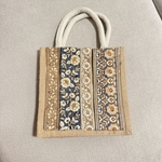 【lilyanne91様専用オーダーページ】インド刺繍リボンのジュートバッグ