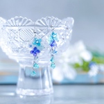 涼やかな紫陽花(ピアス,イヤリング)