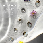 耳ツボジュエリー　No.7｜耳ツボシール｜耳ツボジュエリー｜ゴールド｜スワロフスキー｜お花｜ピアスシール