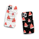 スイカ＊　スマホケース/iPhoneケース/iPhoneXR/iPhoneXS/iPhone8/Xperia/Galaxy/Aquos