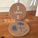 alohaなコルクの鍋敷き　ﾘﾊﾞｰｼﾌﾞﾙ
