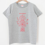 ◆在庫限りSALE◆Wake up!(gray / handprinting / Mサイズ / ロゴ無し)