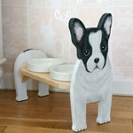  ★フレンチブルドッグ★ 犬 食器台 カントリー インテリア