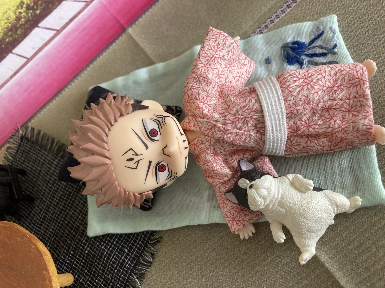 もんちゃん☆プロフお読みください☆様 オビツ11サイズ羽織着物