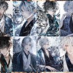 【6月受注販売品】デザインペーパー　COOL MEN WHITE TIGER CS コラージュシート