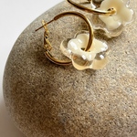 〈new〉foop pierce/earring/フープ/ホワイト