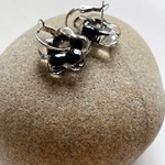 〈new〉foop pierce/earring/フープ/ブラック
