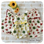 犬服　❁スイカ🍉メッシュワンピース　　　　　バルーンタンクトップ❁