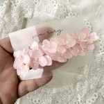 専用page   紫陽花バレッタ   ベビーピンク