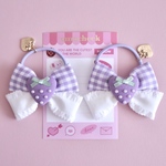 ドールクローゼットリボン🎀ジューシーパープル💜キッズサイズゴム