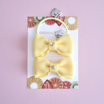 キラキラリボン🎀レモン🍋キッズサイズゴム