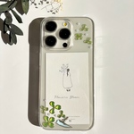 幸せを呼ぶiPhoneケース　スマホケース　全機種対応　クローバー　青い鳥　
