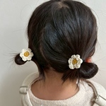 《2つセット》 natural flower hairtie ゴムの付け替えができるヘアゴム