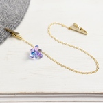 【帽子クリップ・ハットクリップ】雨のあと うるツヤな紫陽花 リース