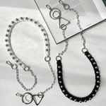 metal beads shoulder strap