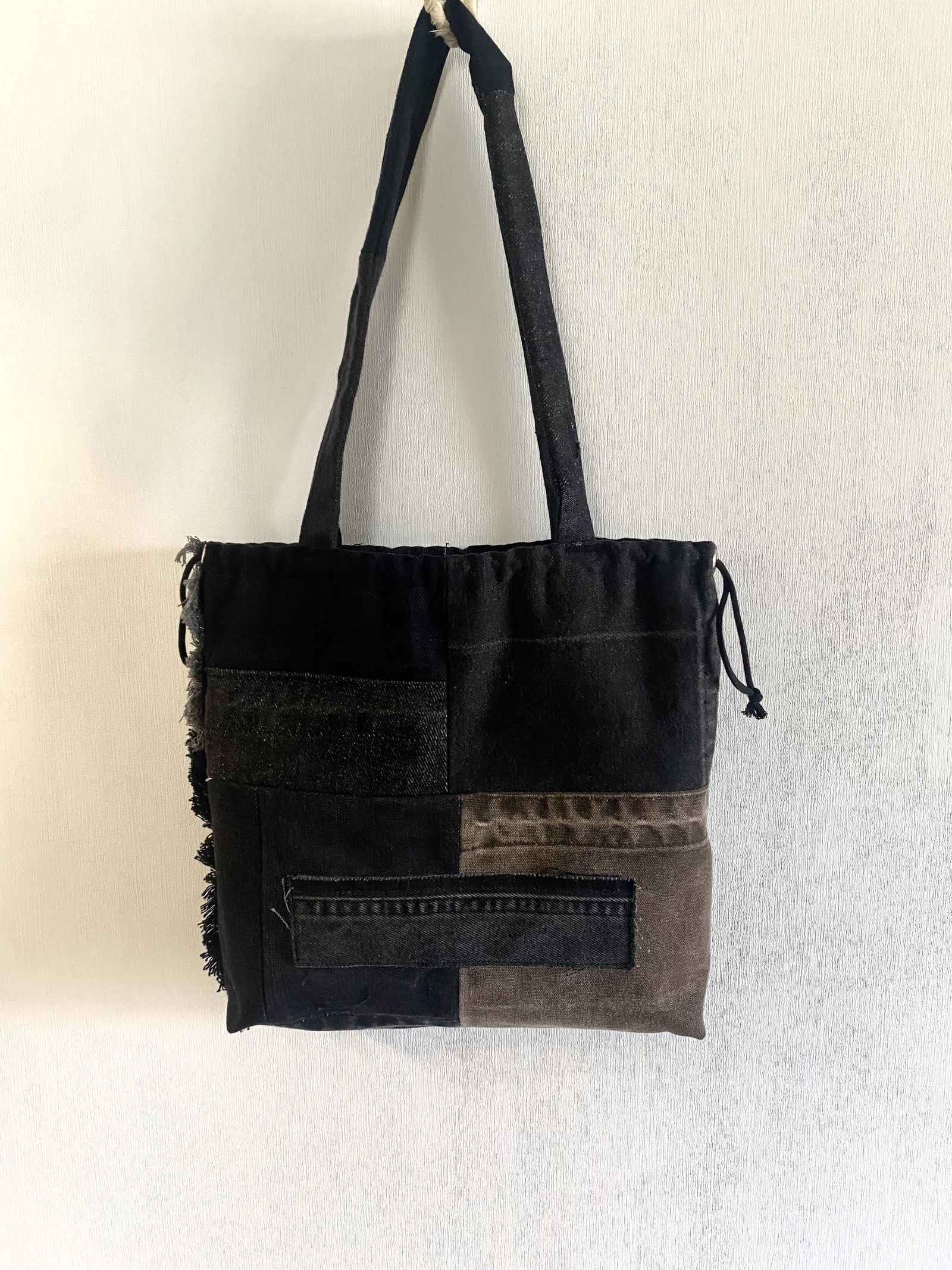 tote bag/ヴィンテージミリタリーカーゴパンツのリメイク トートバッグ