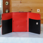 コンパクトな３つ折り財布　No.4　ブッテーロ