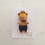 (送料込)  カンカンベア・パンツ・　(マスタード)  　カンカン帽