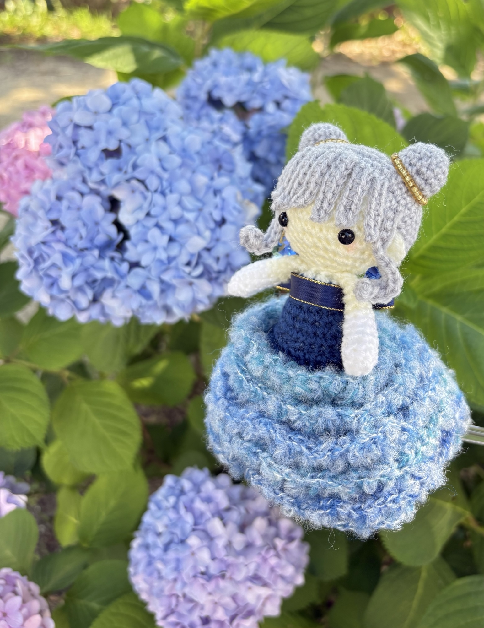 アジサイ 紫陽花 あじさい - あみぐるみの人気通販 | minne byGMO