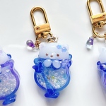 キラキラくまのグラスチャーム