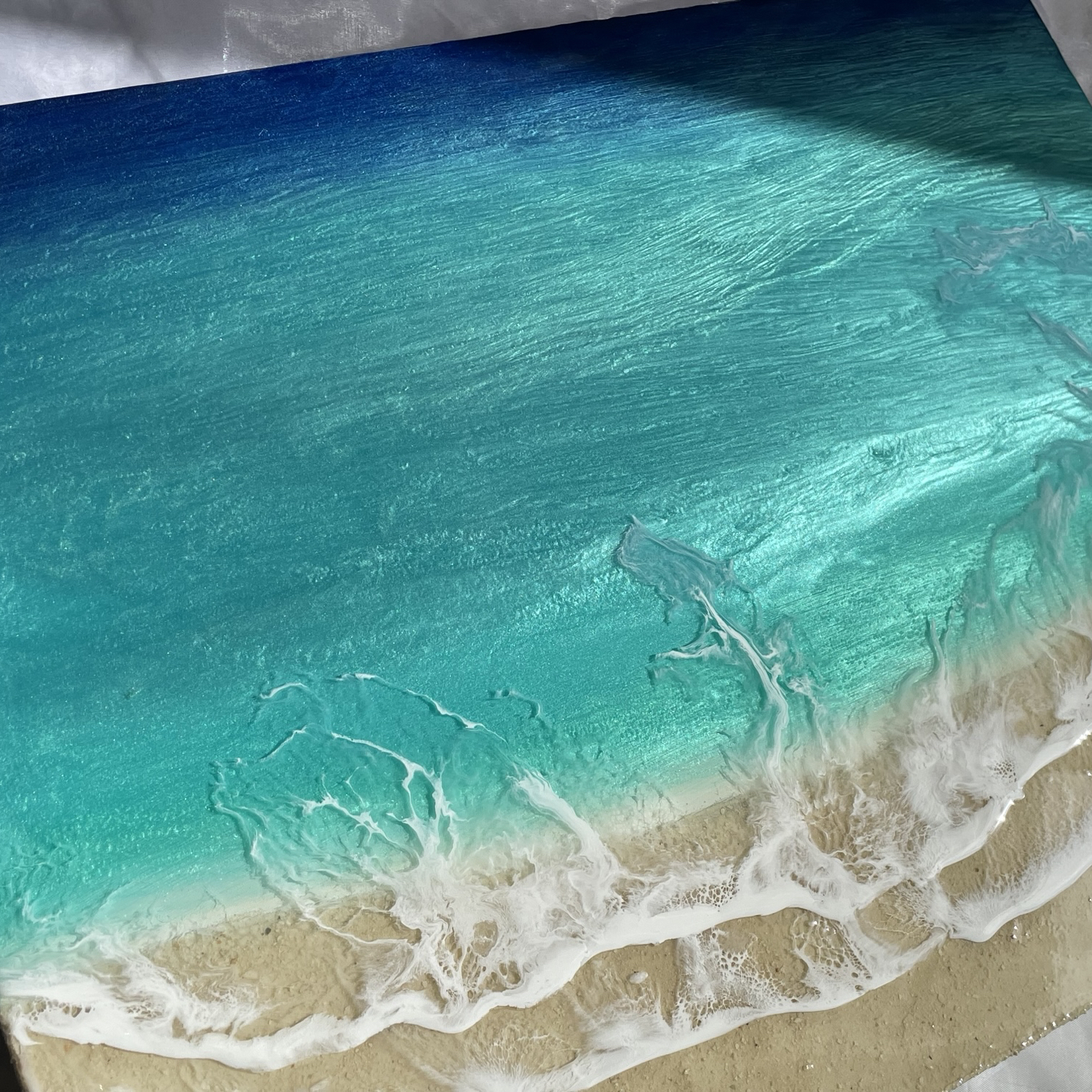 一瞬でお部屋がリゾートに変わる海アート 90cmロングオーシャン