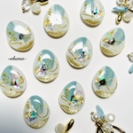 【5点】ꫛꫀꪝ✧‧˚デザインアートクレール(カルピス)  ピアス/イヤリング