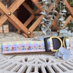 🎀希少なアメリカ製ヴィンテージリボン🎀すっぽ抜け防止設計➕224kg耐荷重の強度で安心♪ 時をこえて届いた、ヴィンテージの花柄リボン　No.14