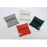 coin case . accessory case / orange . grey . white . green / コインケース アクセサリーケース