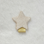 名札ワッペン完成品【ほし×ブルー】