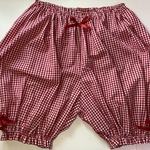 【即納】ふんわりブルマ（ギンガムチェック・赤）