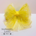 光るペットリボンyellow(summer)