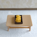 ミニチュアたい焼き　3個セット　和雑貨　食品サンプル　ドールハウス　ぬい活　推し活の小物
