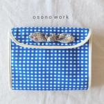 母子手帳ケース　gingham × r i b o n 