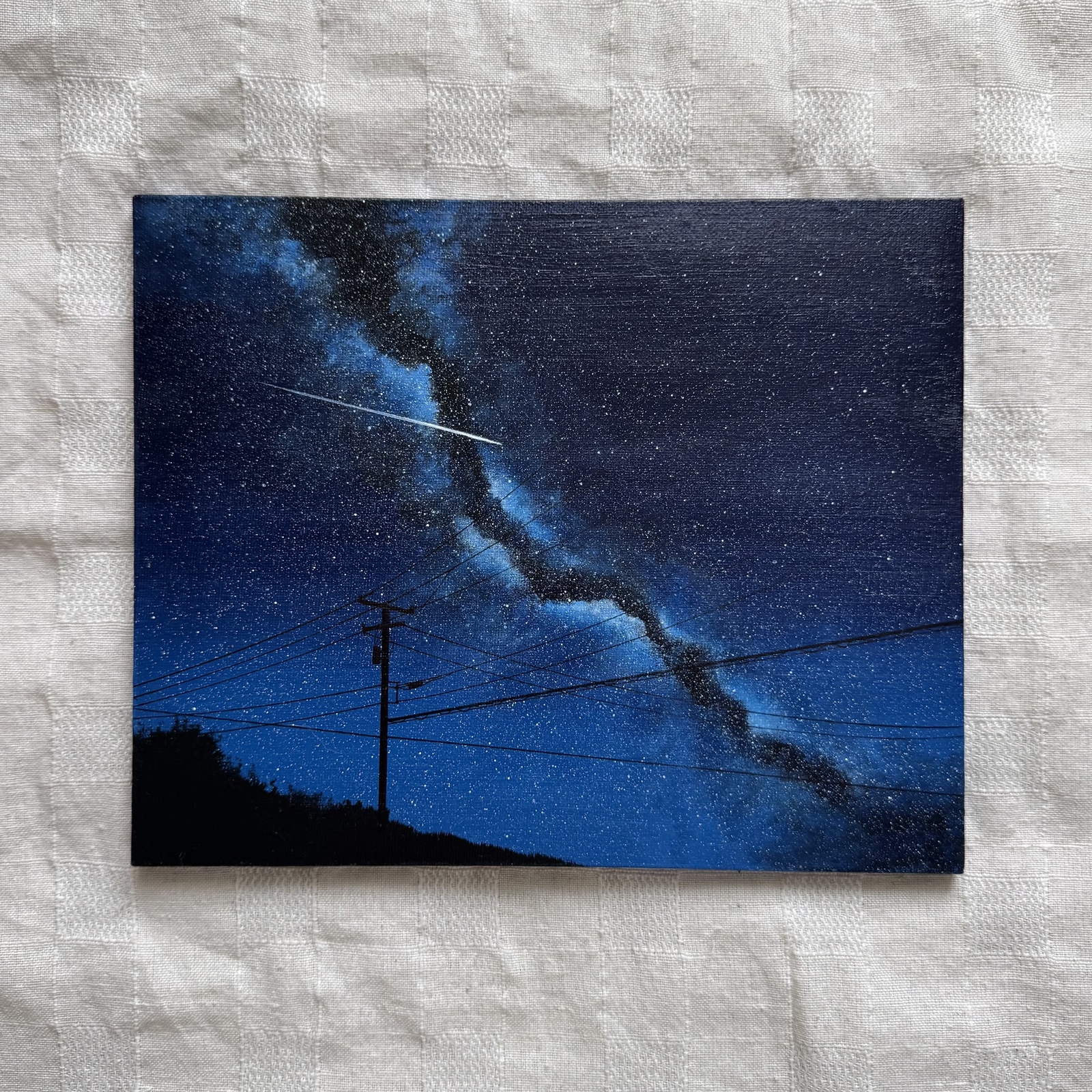 moon sky No.7】 アクリル画〔原画〕 - atelier_awa | minne
