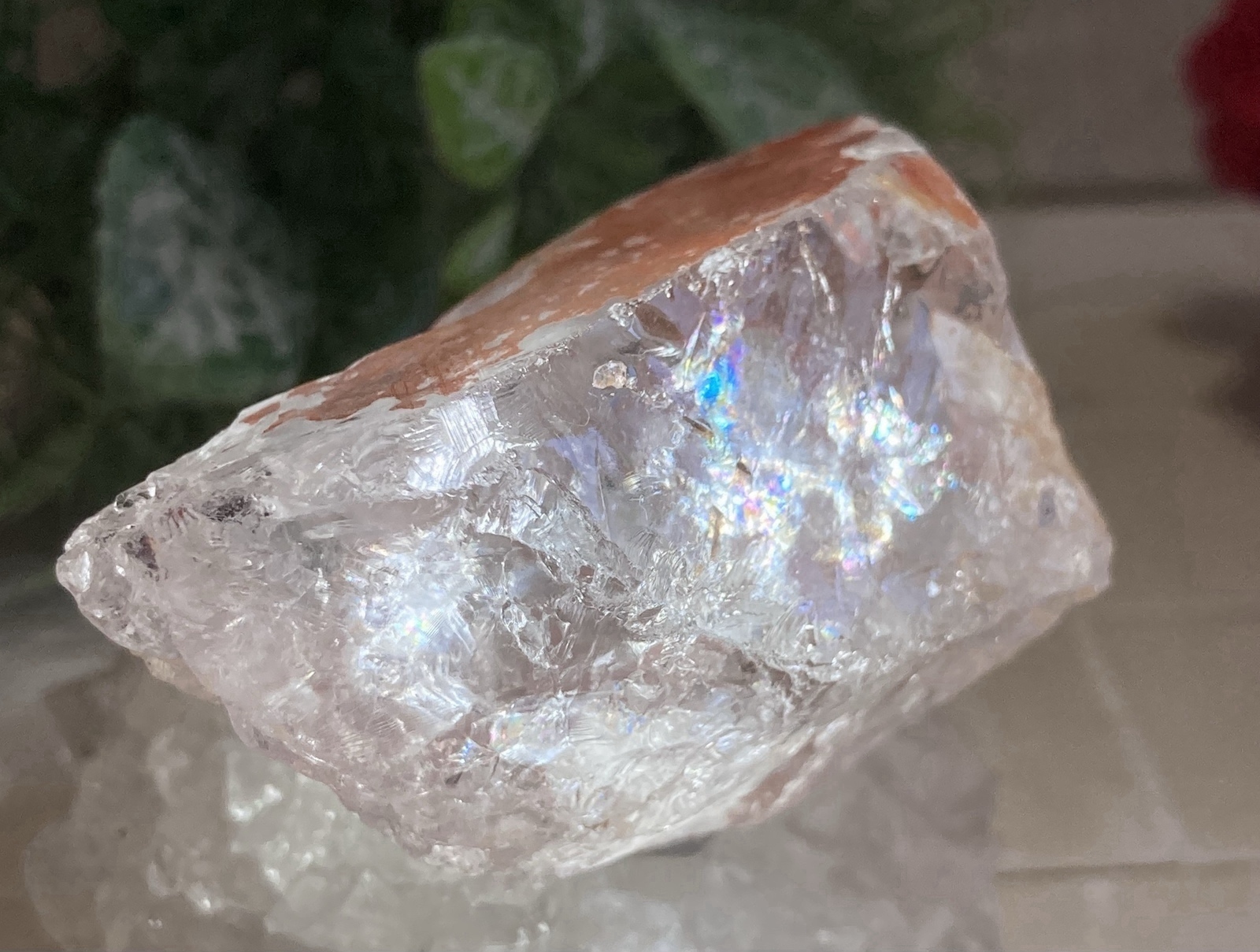 ゴイアス州産　レッド　レムリアンシードクリスタル 原石　水晶　ヘマタイト ゴイアス州産 レッド レムリアンシードクリスタル 原石 水晶