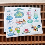 ちょきちょき切って使う薄和紙シール《sweets》