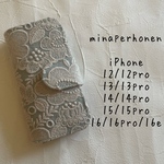 ミナペルホネン 手帳型ケース　iPhone 12/12pro/13/13pro/14/14pro/15/15pro/16/16pro/16e対応