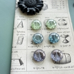 【3色ペア6コセット】#czech beads#チェコビーズ　sunwheel16㍉　mixassort