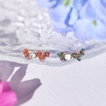 -Jewelry Flower- 紫陽花  アジサイとレインボームーンストーン(6月誕生石)のワイヤーリング
