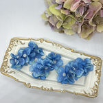 紫陽花バレッタ ブルー