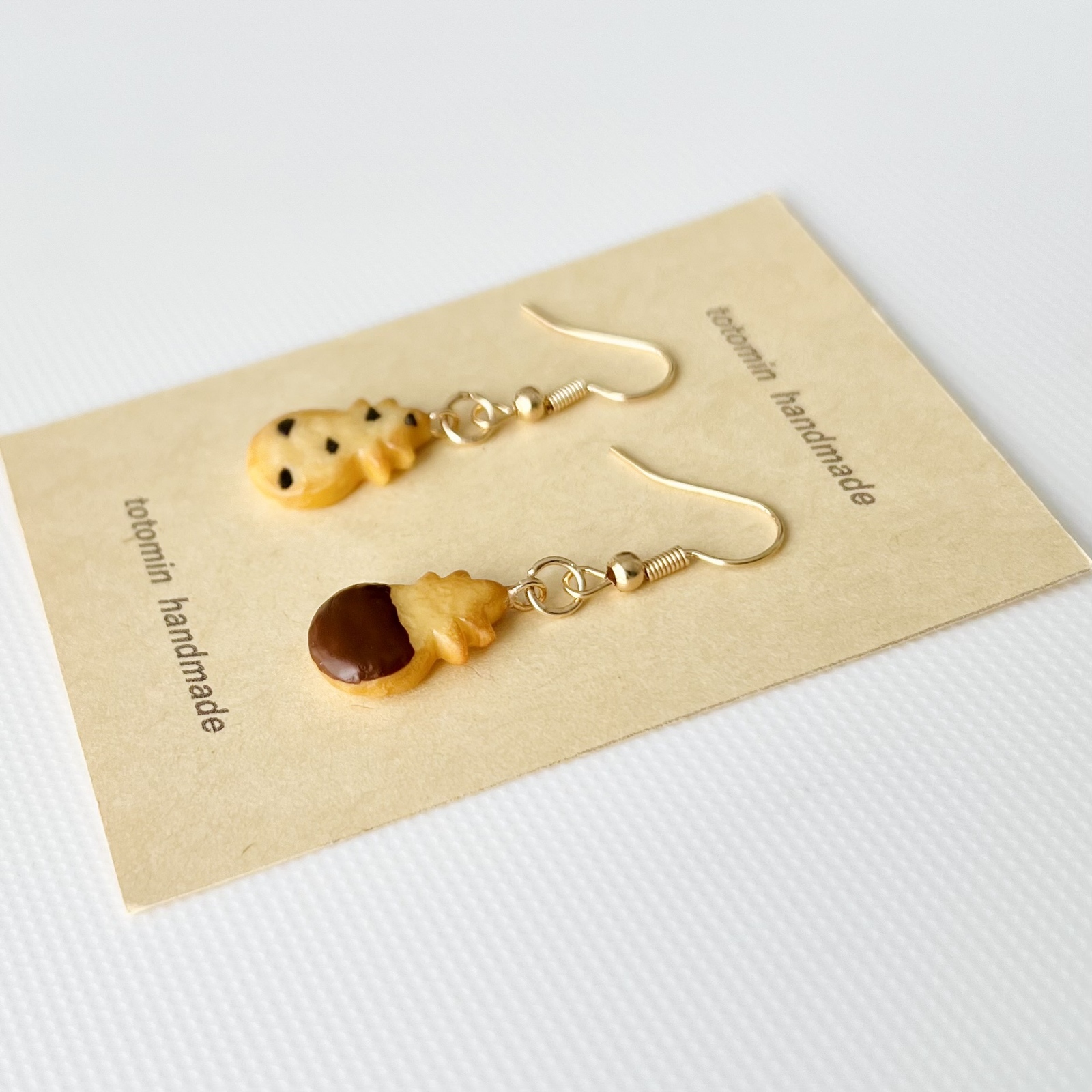 パイナップルクッキーピアス - totomin handmade | minne 国内