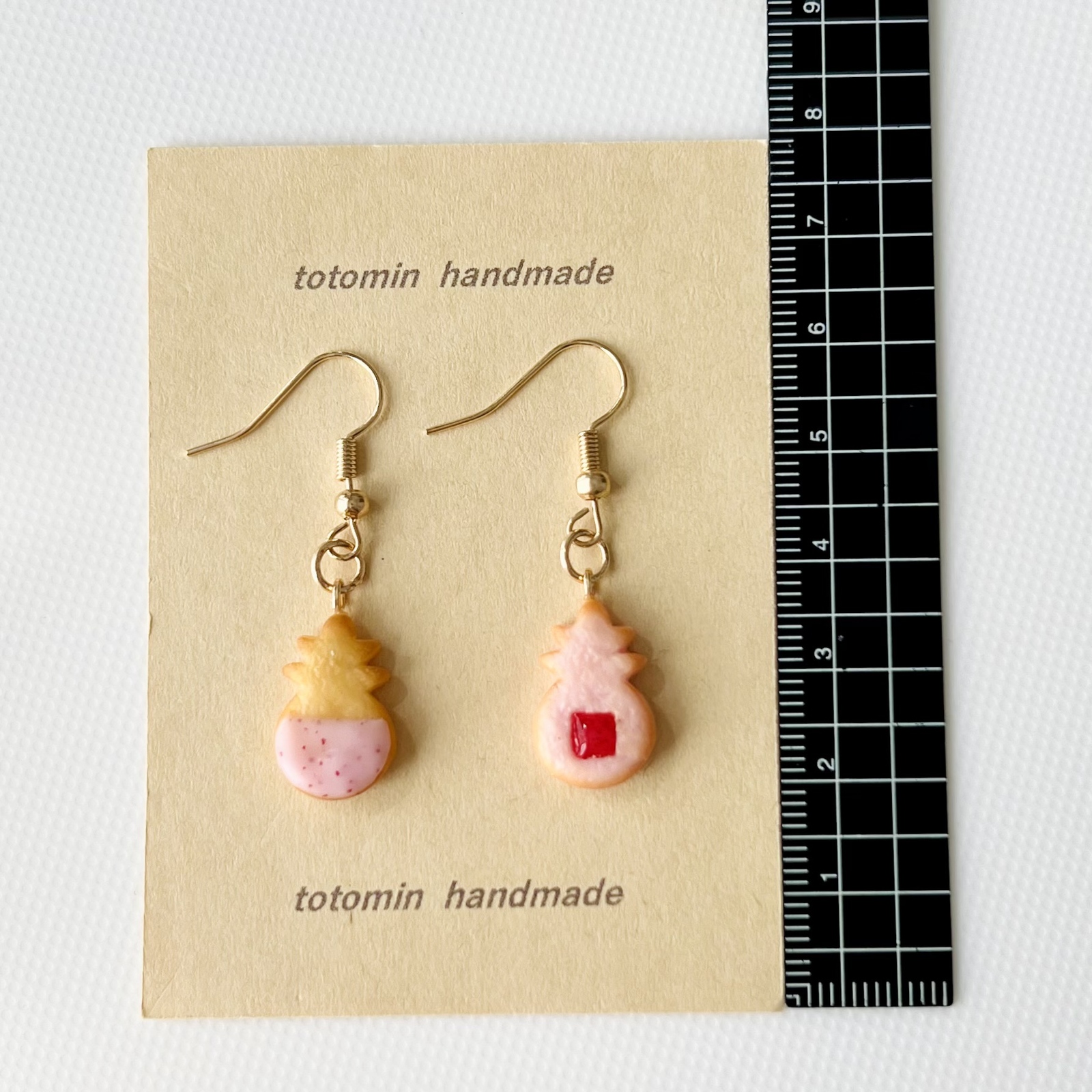 パイナップルクッキーピアス - totomin handmade | minne 国内