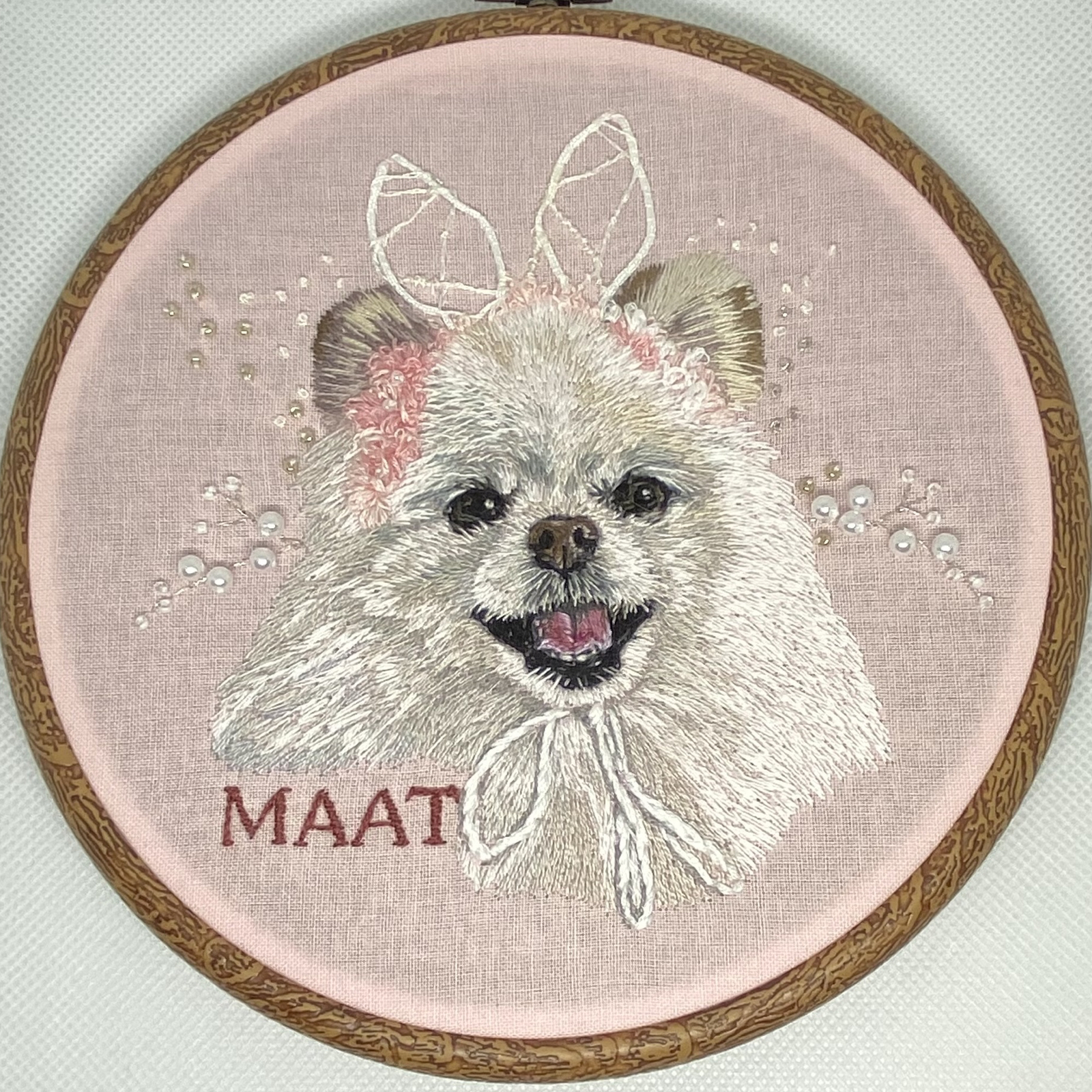チワワ 犬刺繍 うちの子刺繍 オーダーメイド 7.7cm