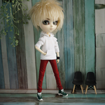 イスル：パンツ(エンジ)