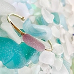 Jellybeans シーグラスバングル（ぶどう）