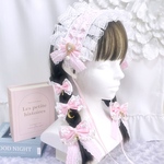 (ピンク系統)ヘッドドレス×リボンヘアクリップセット♡