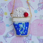 【再販】ブライスバッグ＊キラキラビーズ＊クリームソーダ＊ブルーハワイ