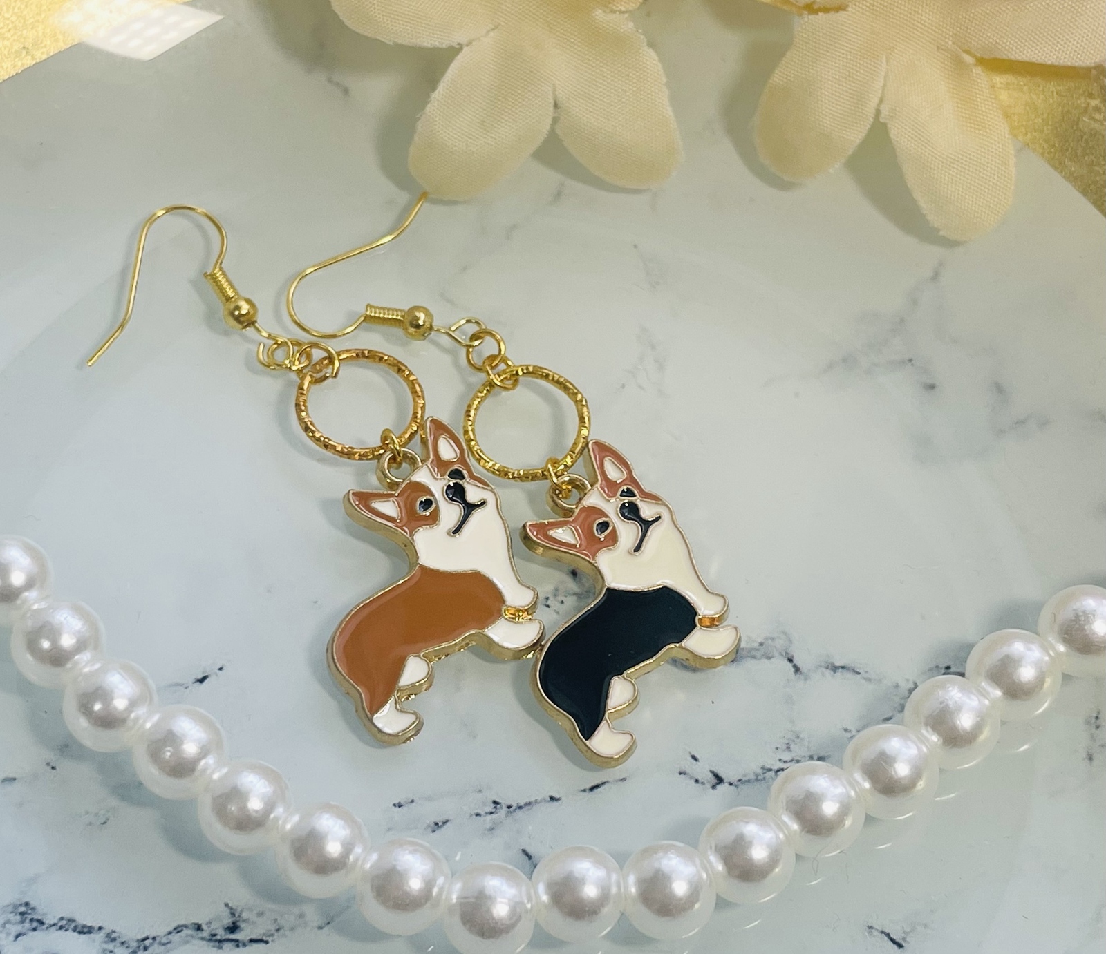 コーギー - ピアスの人気通販 | minne byGMOペパボ 国内最大級の